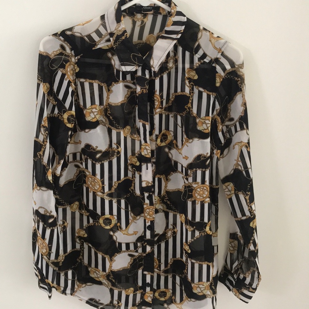 Shear blouse